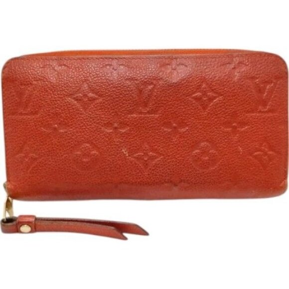 Louis Vuitton Handbags - 514280BP (L4) Louis Vuitton Wallet Long Red Monogram Empreinte
